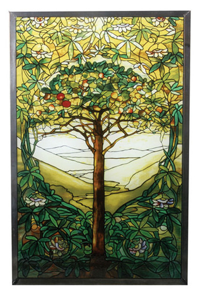 Tree of Life Replica by Louis Comfort Tiffany Wall Hanging